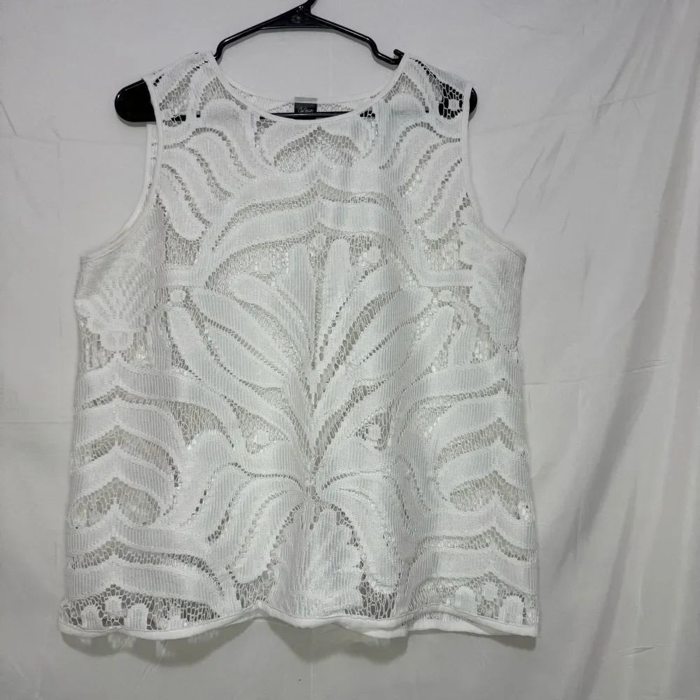 White lace City Living blouse